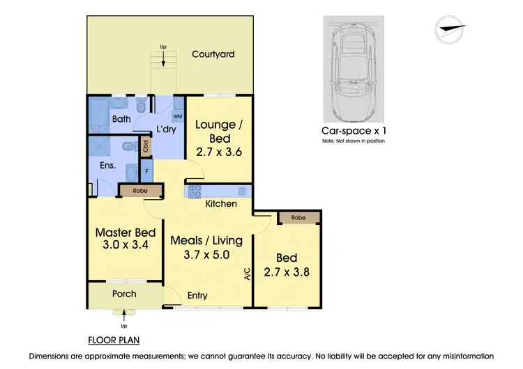 Floorplan of Homely unit listing, 5/57 Regent Street, Preston VIC 3072