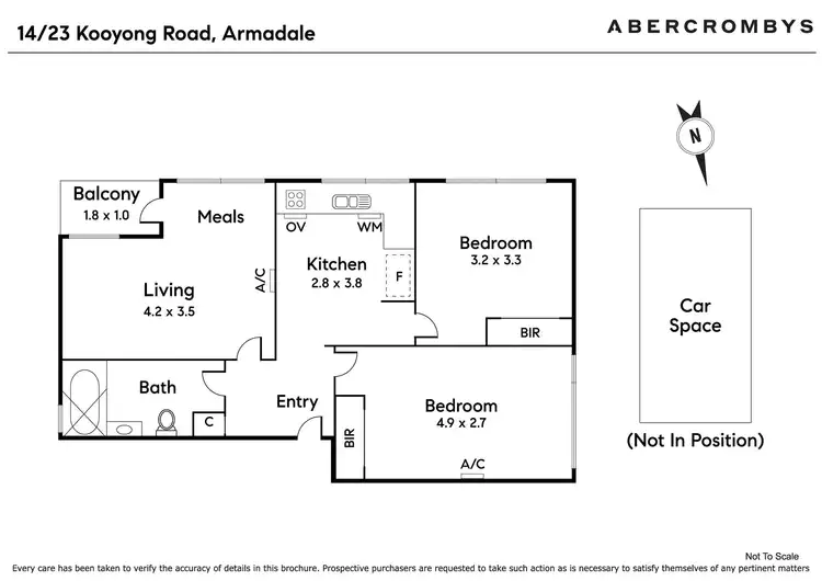 Floorplan of Homely apartment listing, 14/23 Kooyong Road, Armadale VIC 3143