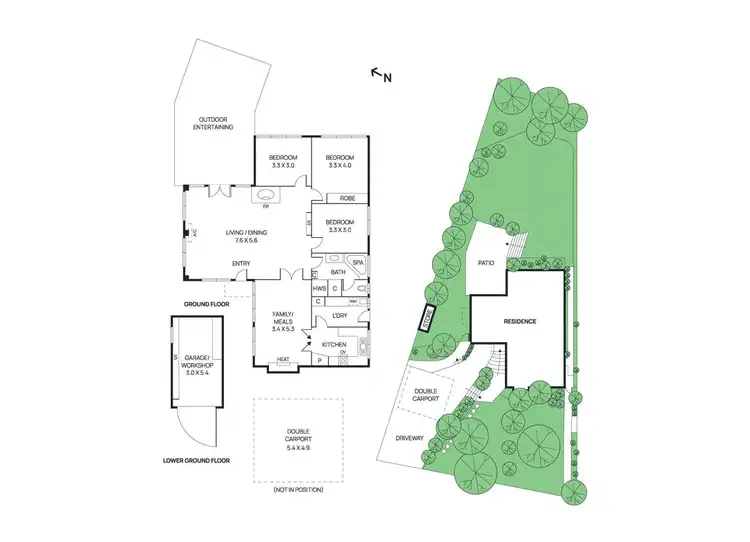 Floorplan of Homely house listing, 127 Reichelt Avenue, Montmorency VIC 3094