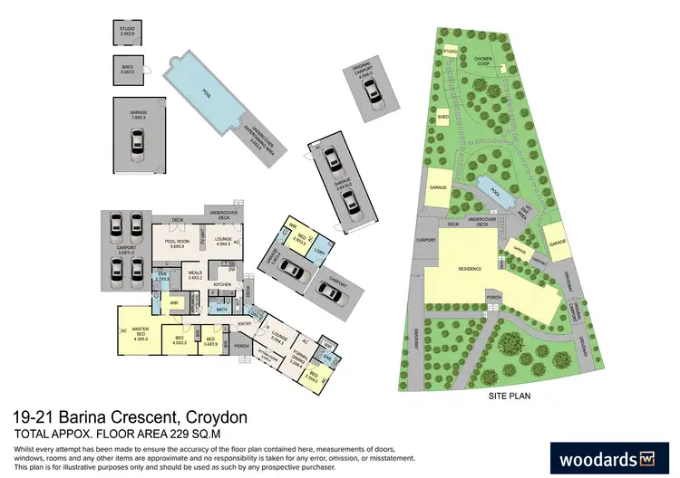 Floorplan of Homely house listing, 19-21 Barina Crescent, Croydon VIC 3136