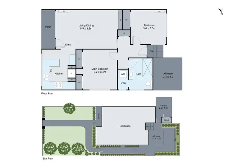Floorplan of Homely unit listing, 1/10 Carool Road, Ashburton VIC 3147