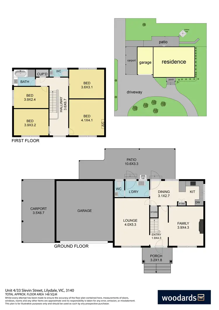 Floorplan of Homely house listing, 4/33 Slevin Street, Lilydale VIC 3140