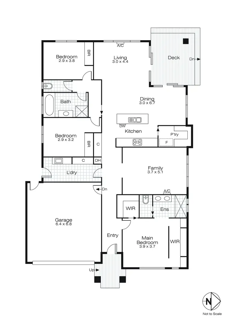Floorplan of Homely house listing, 8 McCallum Street, Lucas VIC 3350