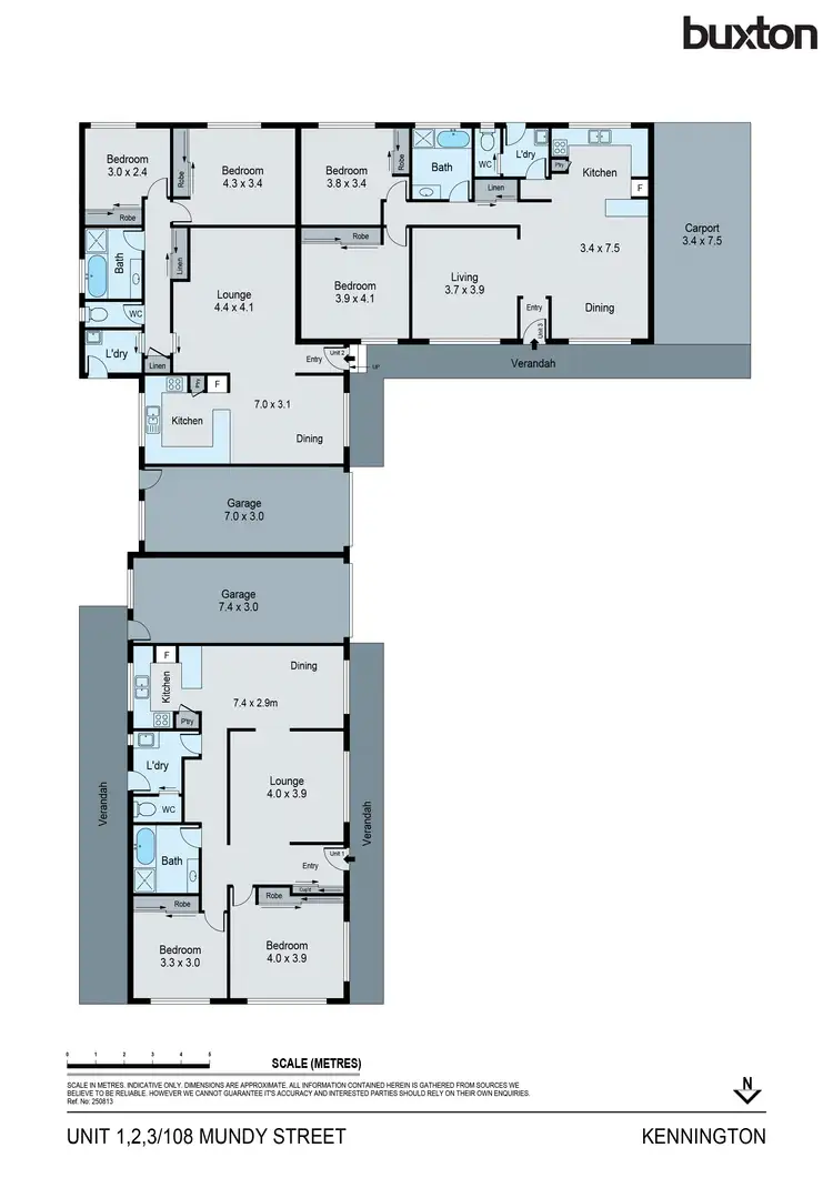 Floorplan of Homely unit listing, 2/108 Mundy Street, Kennington VIC 3550