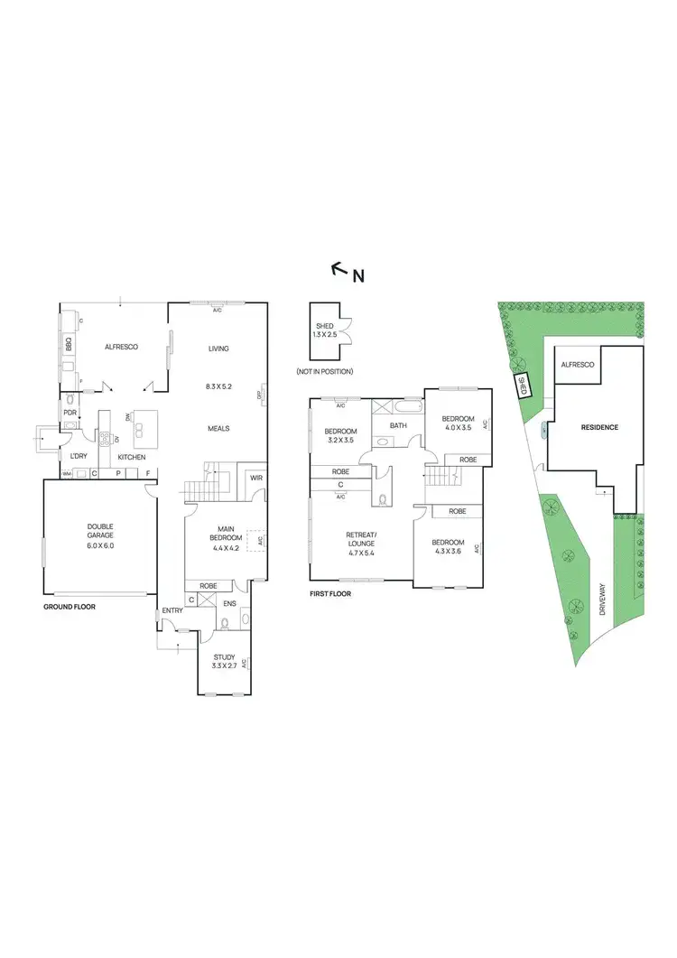 Floorplan of Homely house listing, 11A Guymer Court, Montmorency VIC 3094
