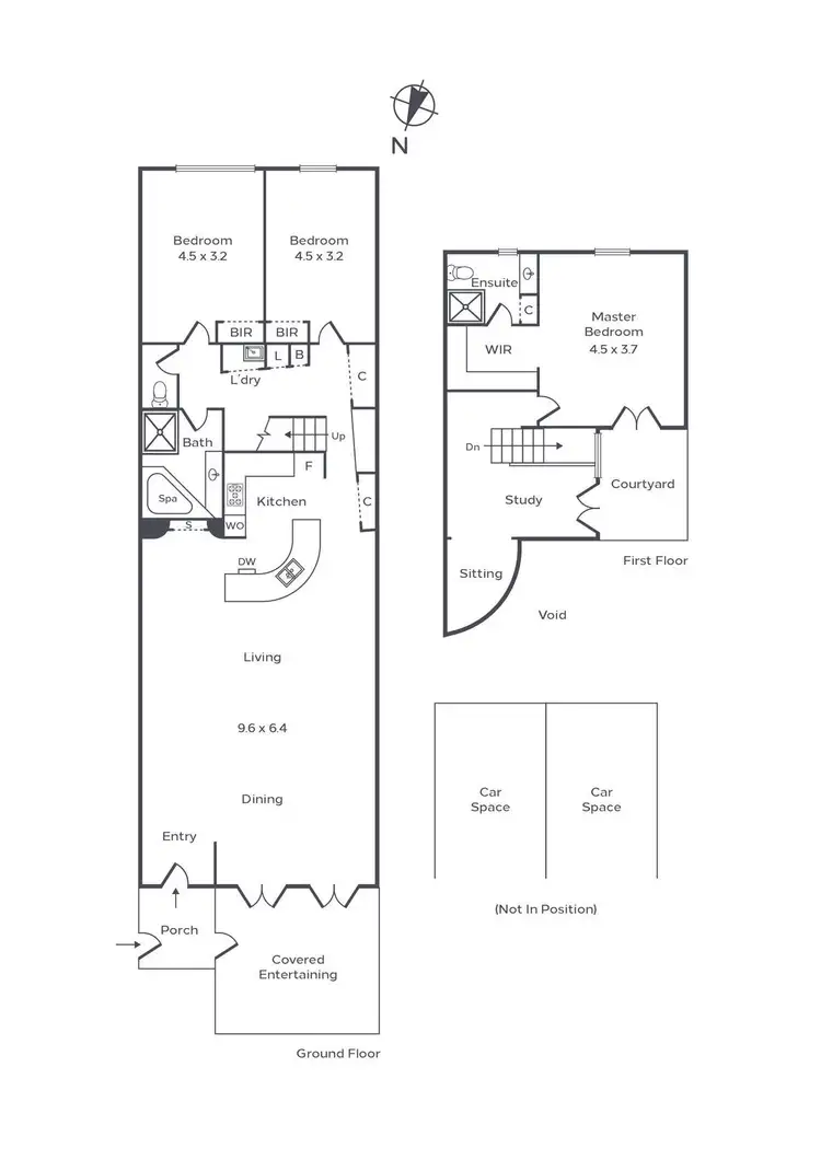 Floorplan of Homely townhouse listing, 6/60 Stokes Street, Port Melbourne VIC 3207