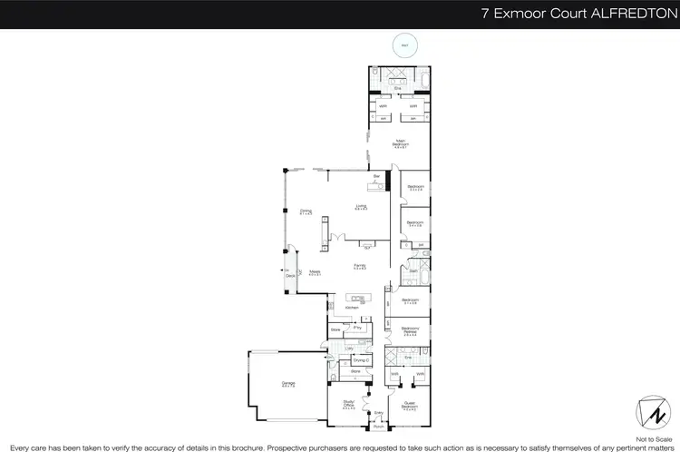 Floorplan of Homely house listing, 7 Exmoor Court, Alfredton VIC 3350