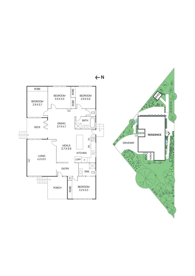 Floorplan of Homely house listing, 63 Dunvegan Crescent, Macleod VIC 3085
