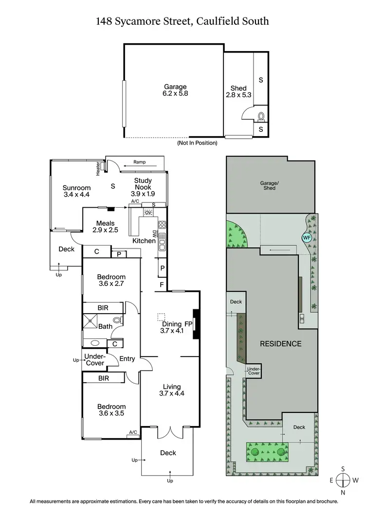 Floorplan of Homely house listing, 148A Sycamore Street, Caulfield South VIC 3162