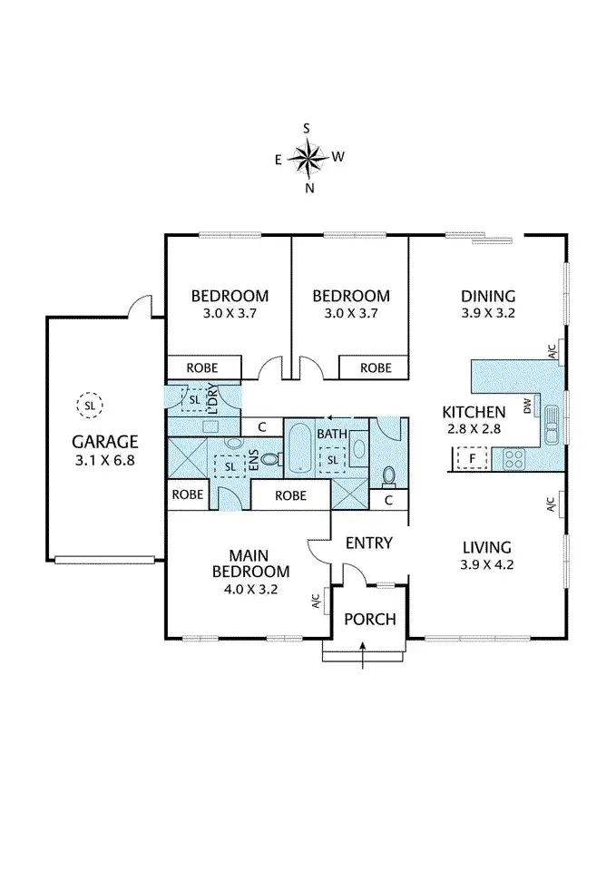 Floorplan of Homely house listing, 9 Elliott Street, Heidelberg Heights VIC 3081