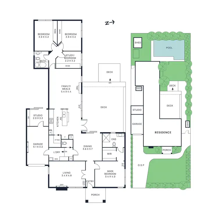 Floorplan of Homely house listing, 17 Kendall Street, Hampton VIC 3188