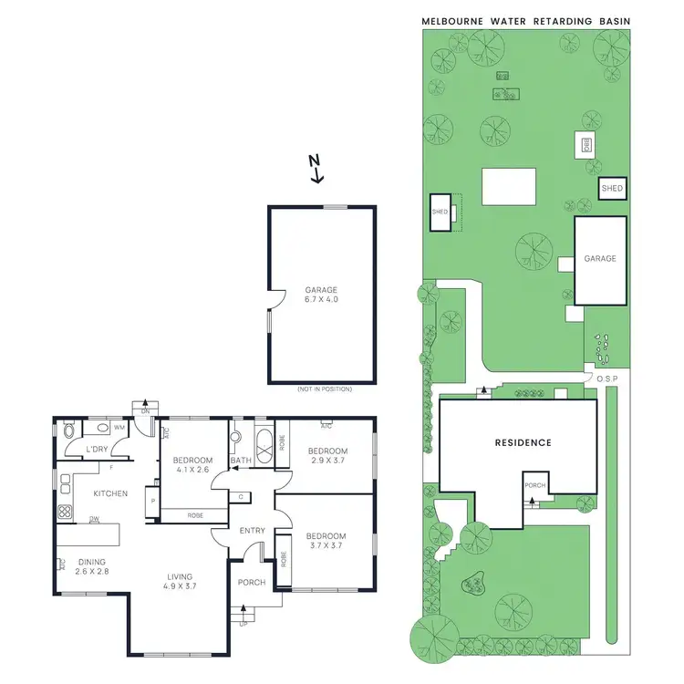 Floorplan of Homely house listing, 11 Dorothea Street, Highett VIC 3190