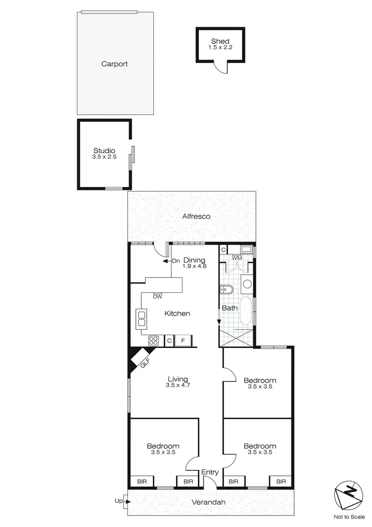 Floorplan of Homely house listing, 104 Nelson Street, Ballarat East VIC 3350