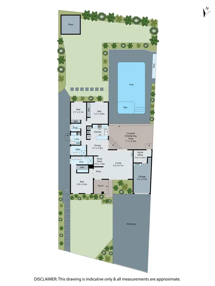 Floorplan of Homely house listing, 14 Cooper Road, Rowville VIC 3178