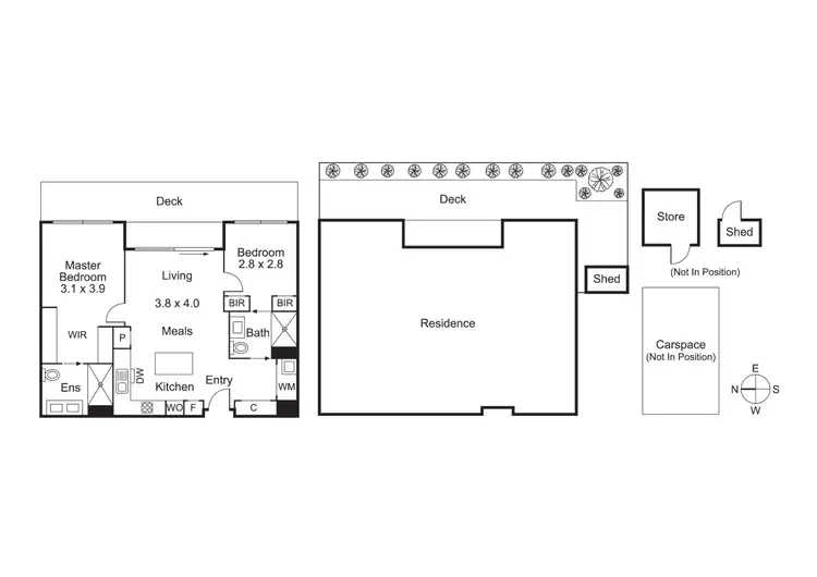 Floorplan of Homely apartment listing, 10/26 Warleigh Grove, Brighton VIC 3186