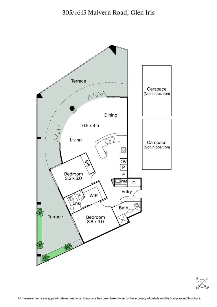 Floorplan of Homely unit listing, 305/1615 Malvern Road, Glen Iris VIC 3146