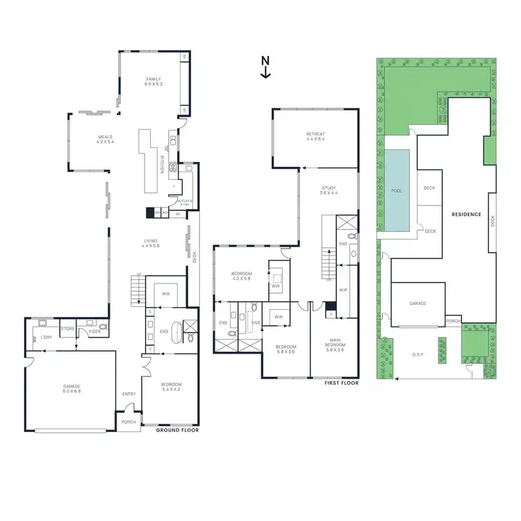 Floorplan of Homely house listing, 14 Beths Street, Bentleigh VIC 3204