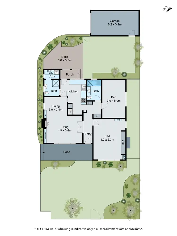 Floorplan of Homely unit listing, 1/51 View Street, Clayton VIC 3168