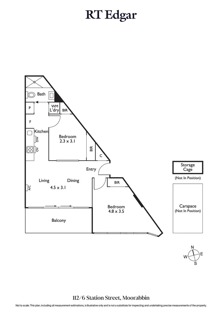Floorplan of Homely apartment listing, 112/6 Station Street, Moorabbin VIC 3189