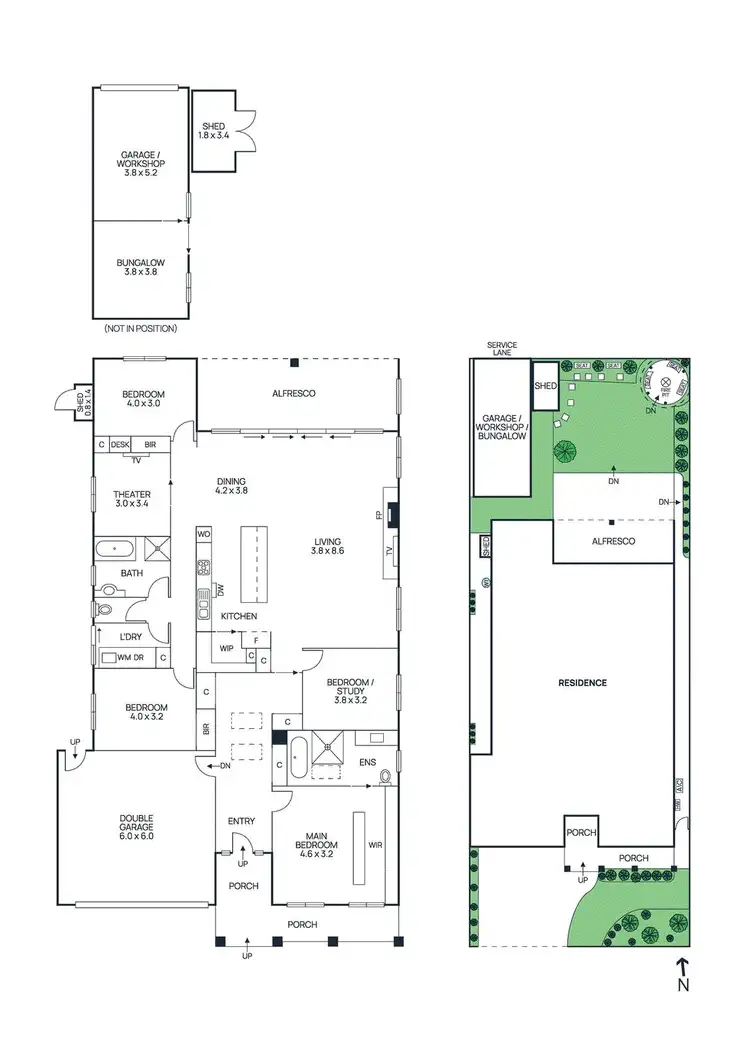 Floorplan of Homely house listing, 50 Junction Street, Newport VIC 3015