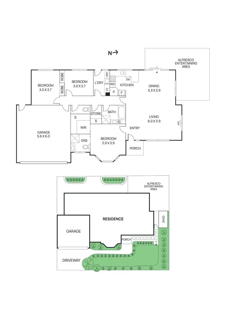 Floorplan of Homely house listing, 1 Dowle Street, Macleod VIC 3085