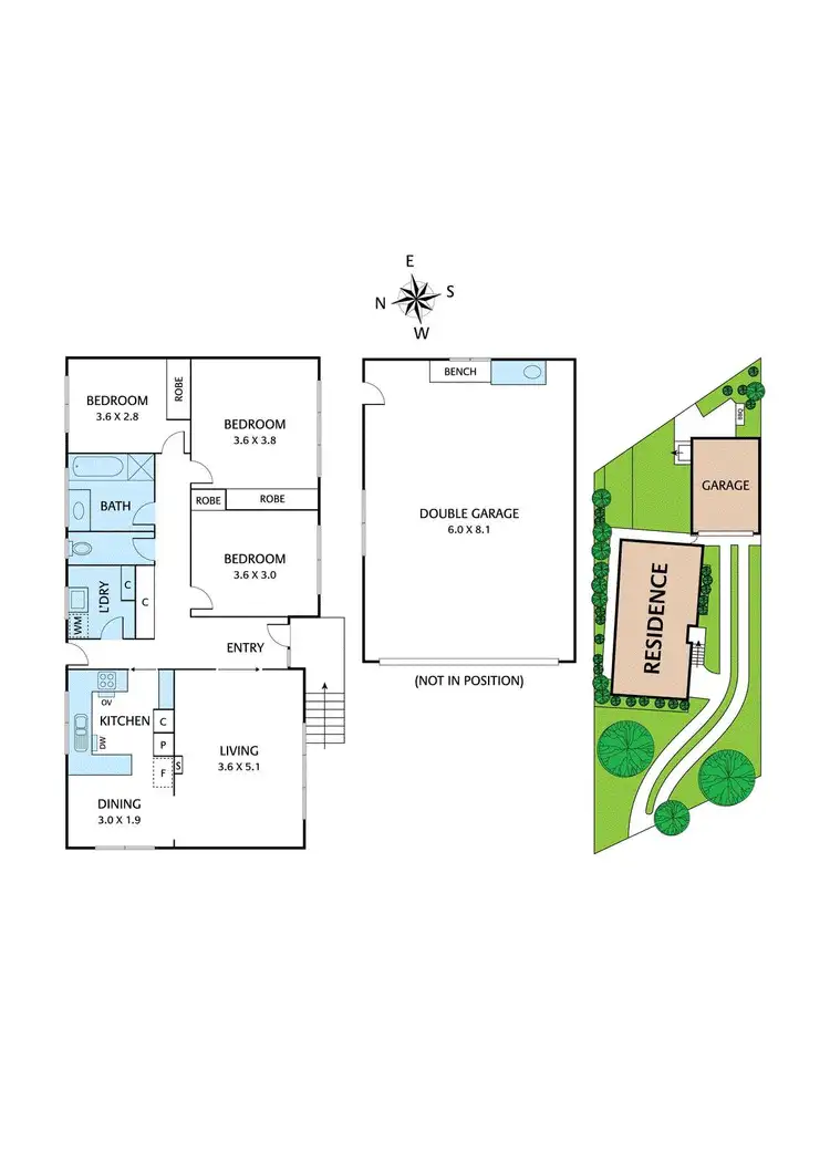 Floorplan of Homely house listing, 4 Kalista Crescent, Watsonia North VIC 3087