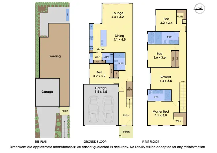 Floorplan of Homely townhouse listing, 14B Balmoral Avenue, Templestowe Lower VIC 3107