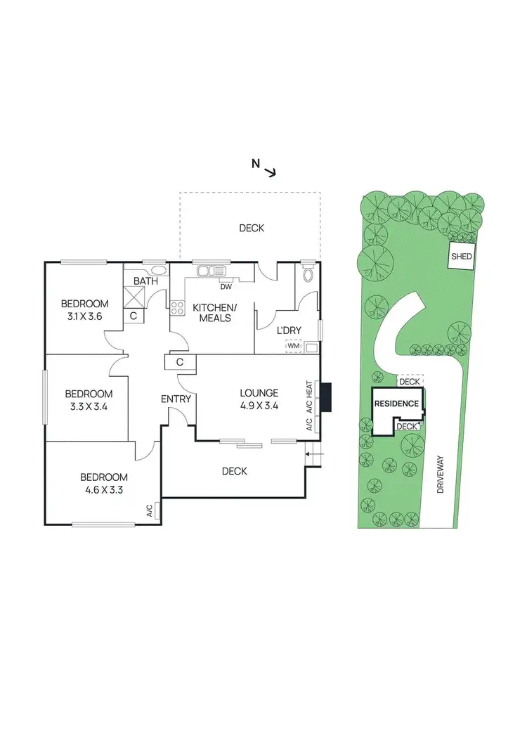 Floorplan of Homely house listing, 7 Wattle Grove, Eltham VIC 3095