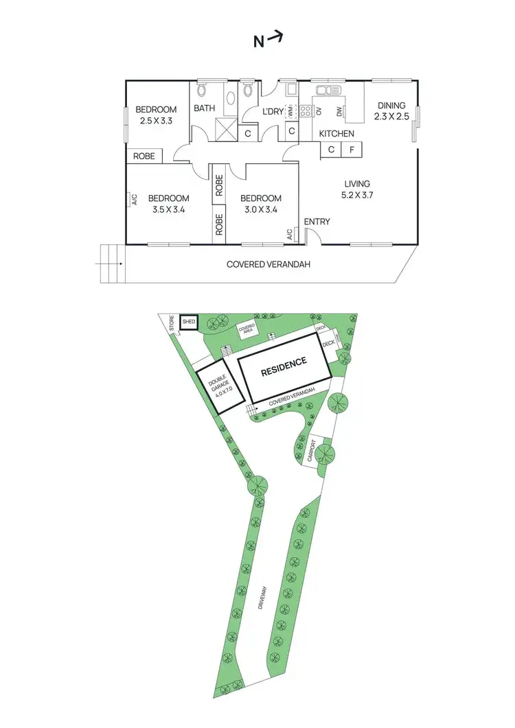 Floorplan of Homely house listing, 2/137 Bolton Street, Eltham VIC 3095