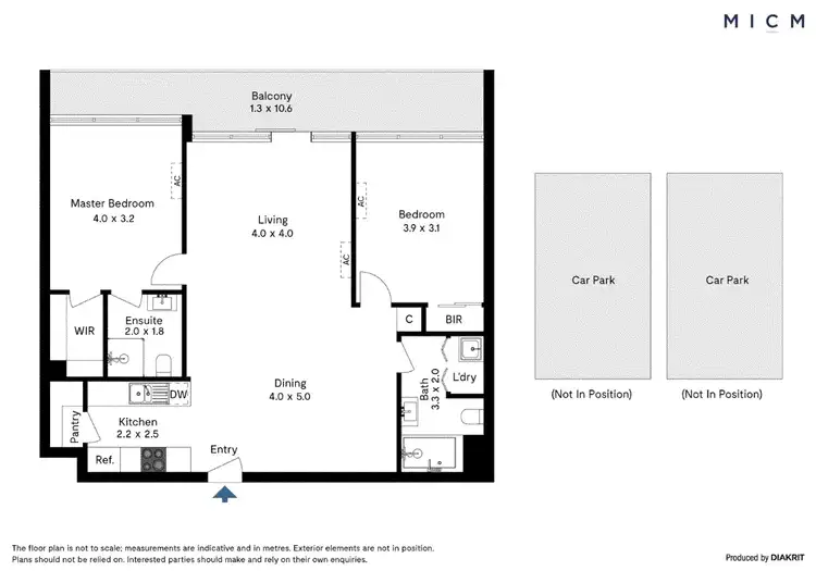 Floorplan of Homely apartment listing, 61/69 Dorcas Street, South Melbourne VIC 3205