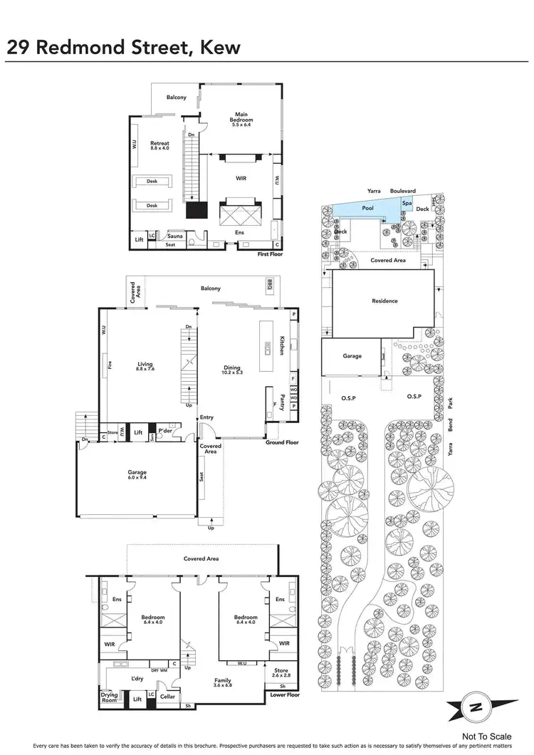 Floorplan of Homely house listing, 29 Redmond Street, Kew VIC 3101