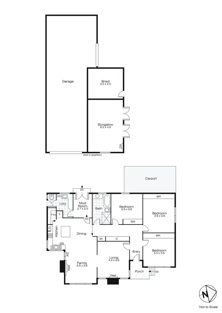 Floorplan of Homely house listing, 908 Ripon Street, Redan VIC 3350