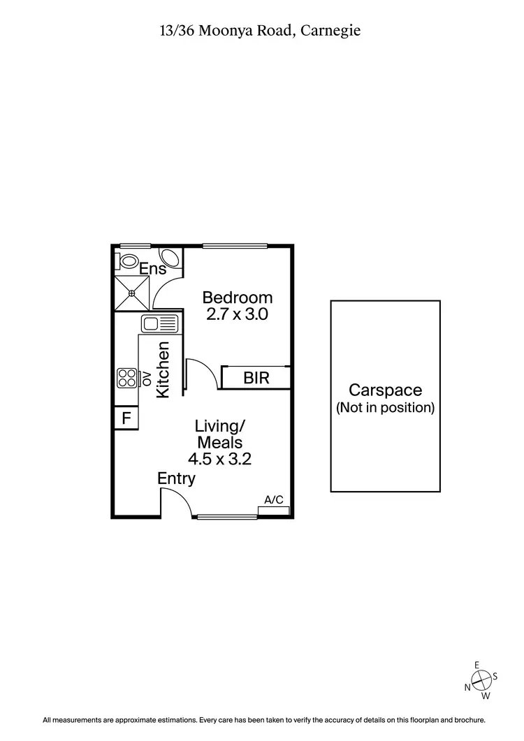 Floorplan of Homely apartment listing, 13/36 Moonya Road, Carnegie VIC 3163