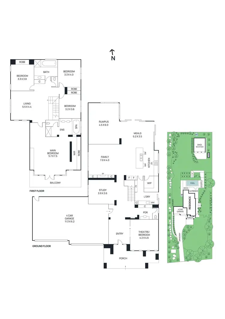 Floorplan of Homely house listing, 31 Grange Avenue, Plenty VIC 3090