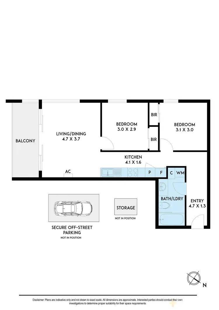 Floorplan of Homely apartment listing, 108/5 Bear Street, Mordialloc VIC 3195