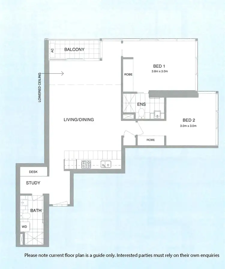 Floorplan of Homely apartment listing, 1113/151 City Road, Southbank VIC 3006