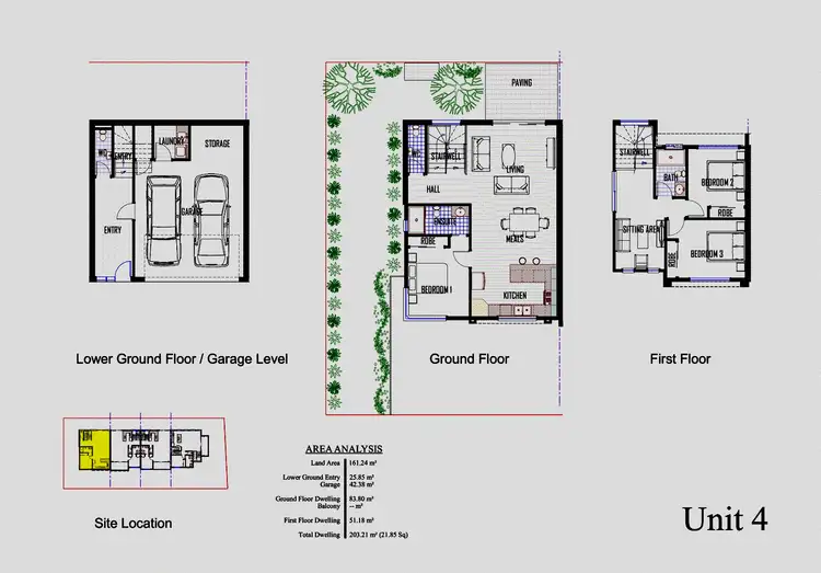 Floorplan of Homely townhouse listing, 4/723 Elgar Road, Doncaster VIC 3108