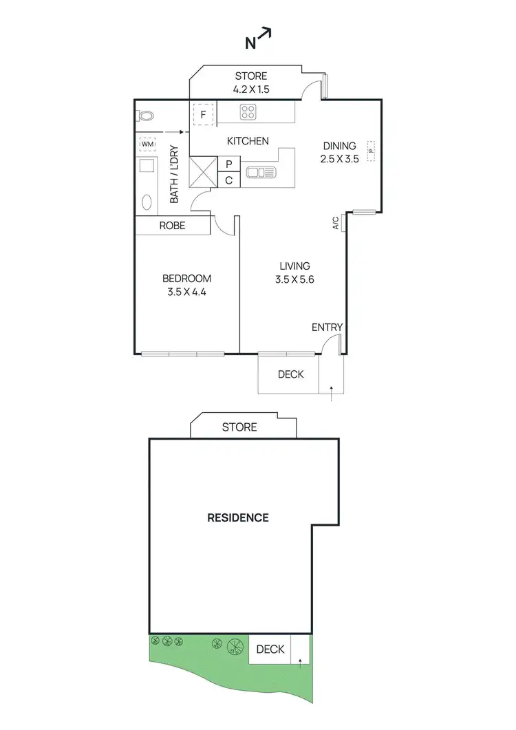 Floorplan of Homely retirement listing, 25/144 Bible Street, Eltham VIC 3095