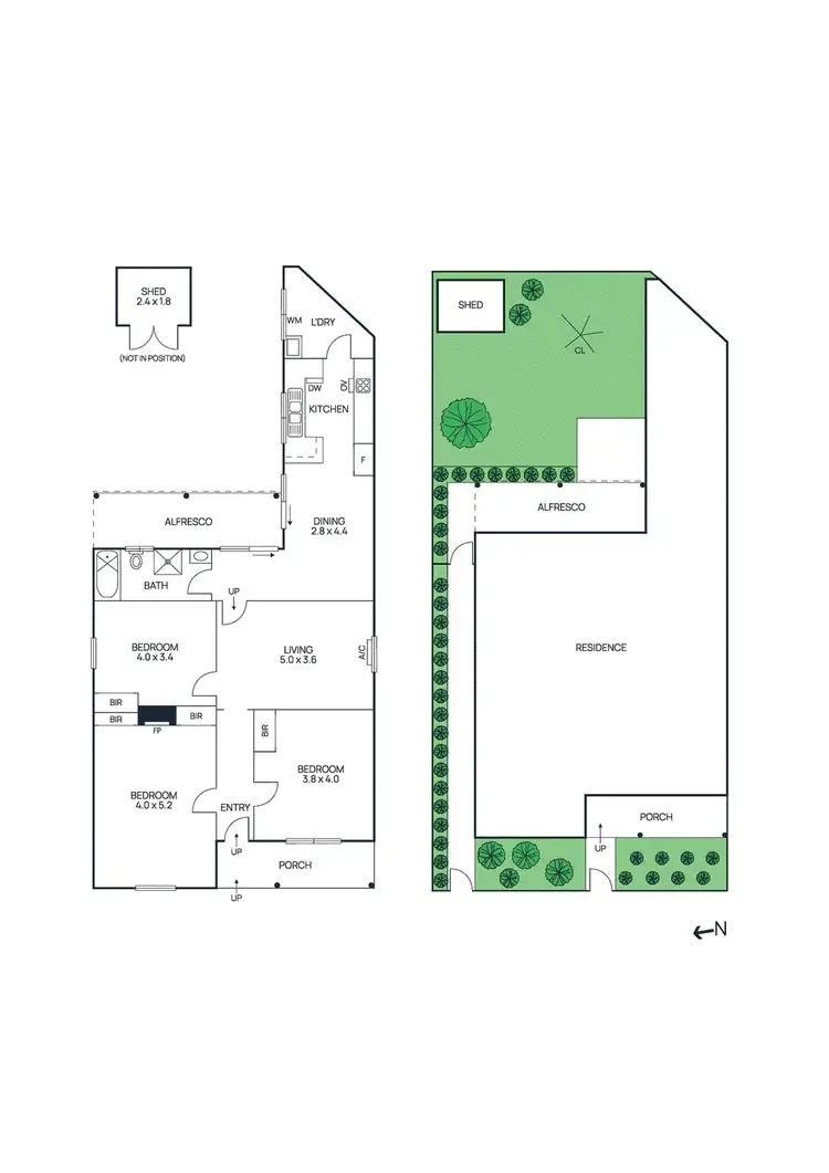 Floorplan of Homely house listing, 20 Forrest Street, Spotswood VIC 3015