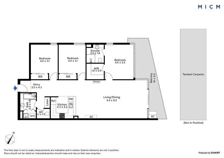 Floorplan of Homely apartment listing, 167/418 St Kilda Road, Melbourne VIC 3004