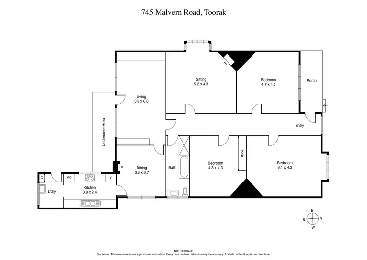 Floorplan of Homely house listing, 745 Malvern Road, Toorak VIC 3142