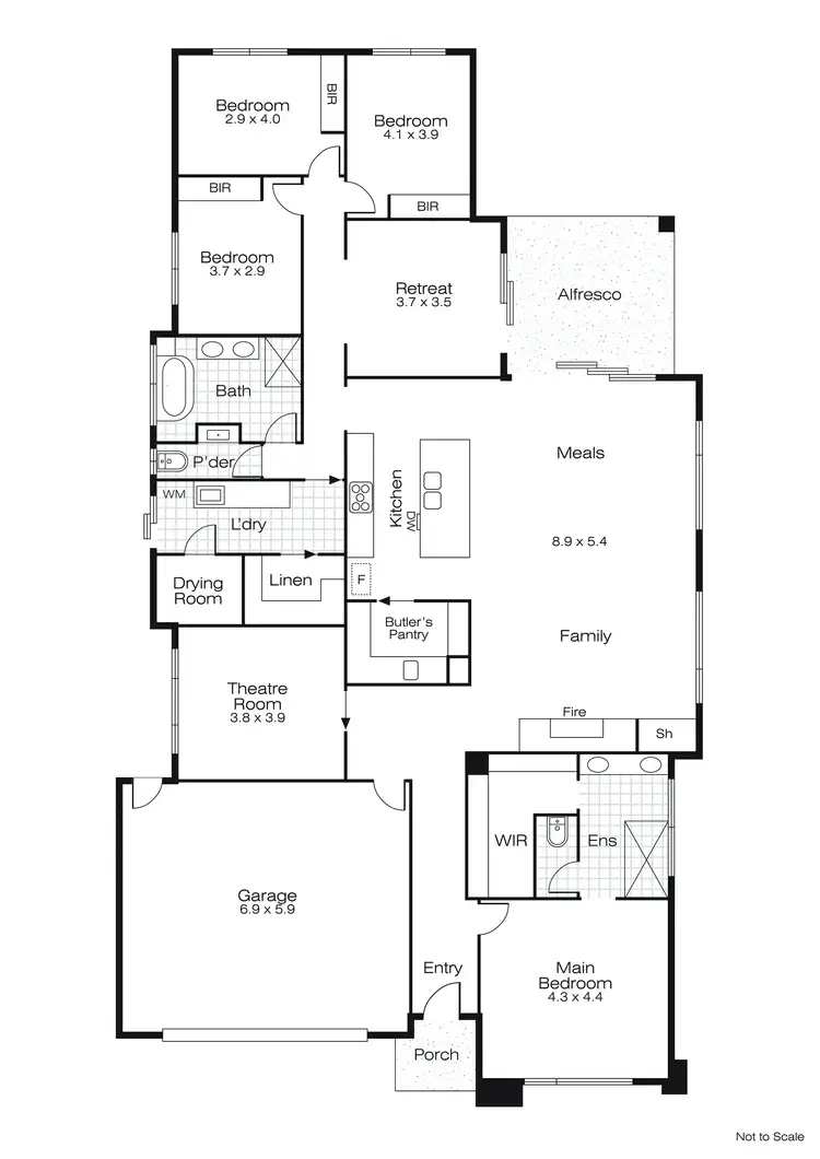 Floorplan of Homely house listing, 9 Jarvis Way, Lucas VIC 3350