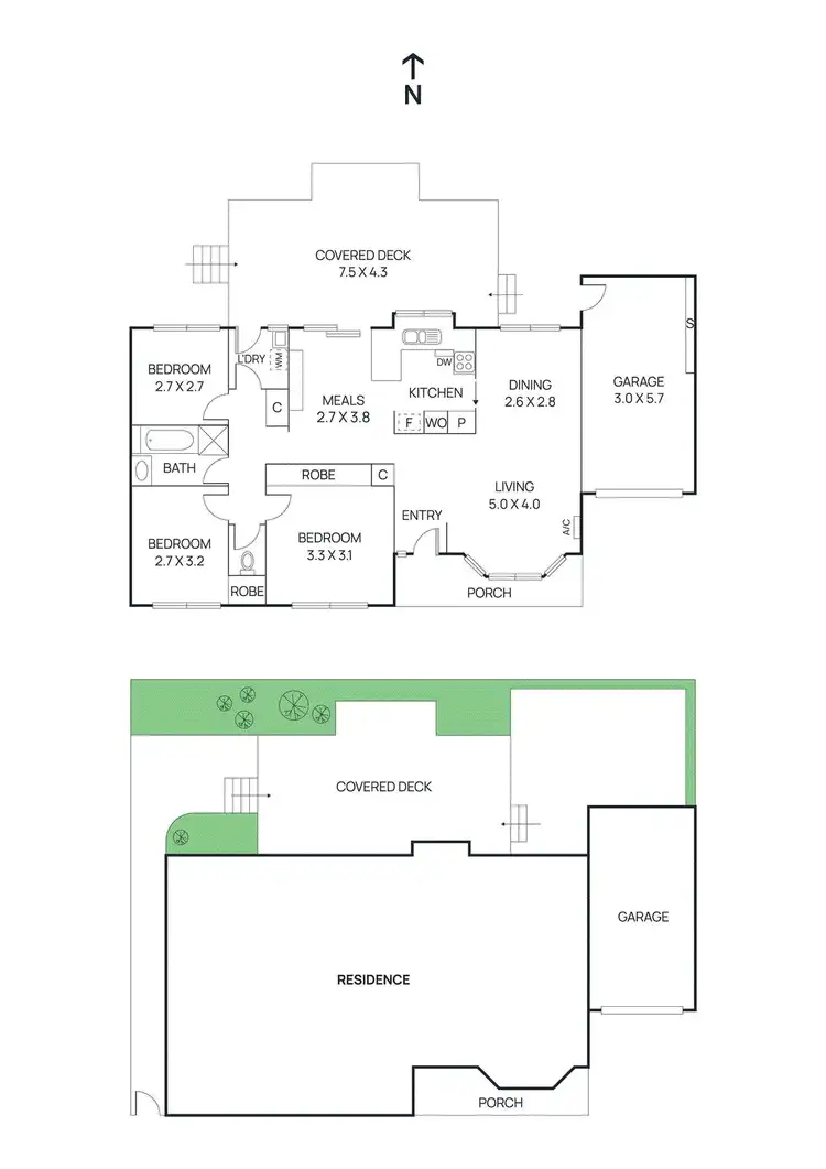 Floorplan of Homely unit listing, 2/1-3 Andrews Street, Eltham VIC 3095