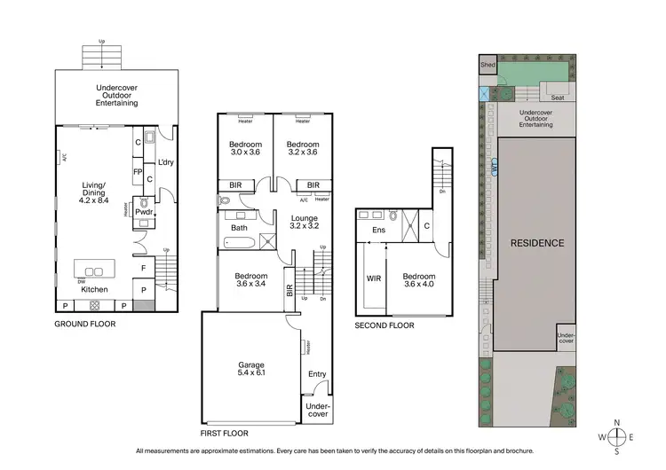 Floorplan of Homely townhouse listing, 125A Ocean Throughway, Ocean Grove VIC 3226