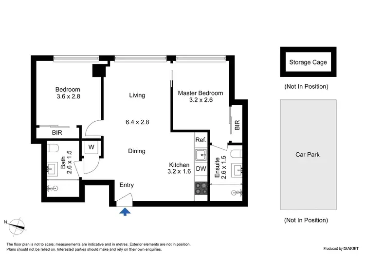 Floorplan of Homely apartment listing, 3103/568 Collins Street, Melbourne VIC 3000