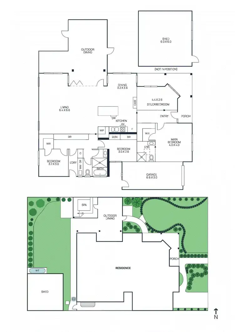 Floorplan of Homely house listing, 99 Merrett Drive, Williamstown VIC 3016