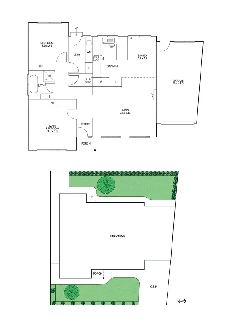 Floorplan of Homely house listing, 266A Merton Street, Altona Meadows VIC 3028