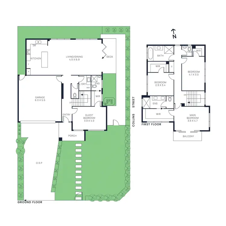 Floorplan of Homely house listing, 5 Walnut Street, Ormond VIC 3204