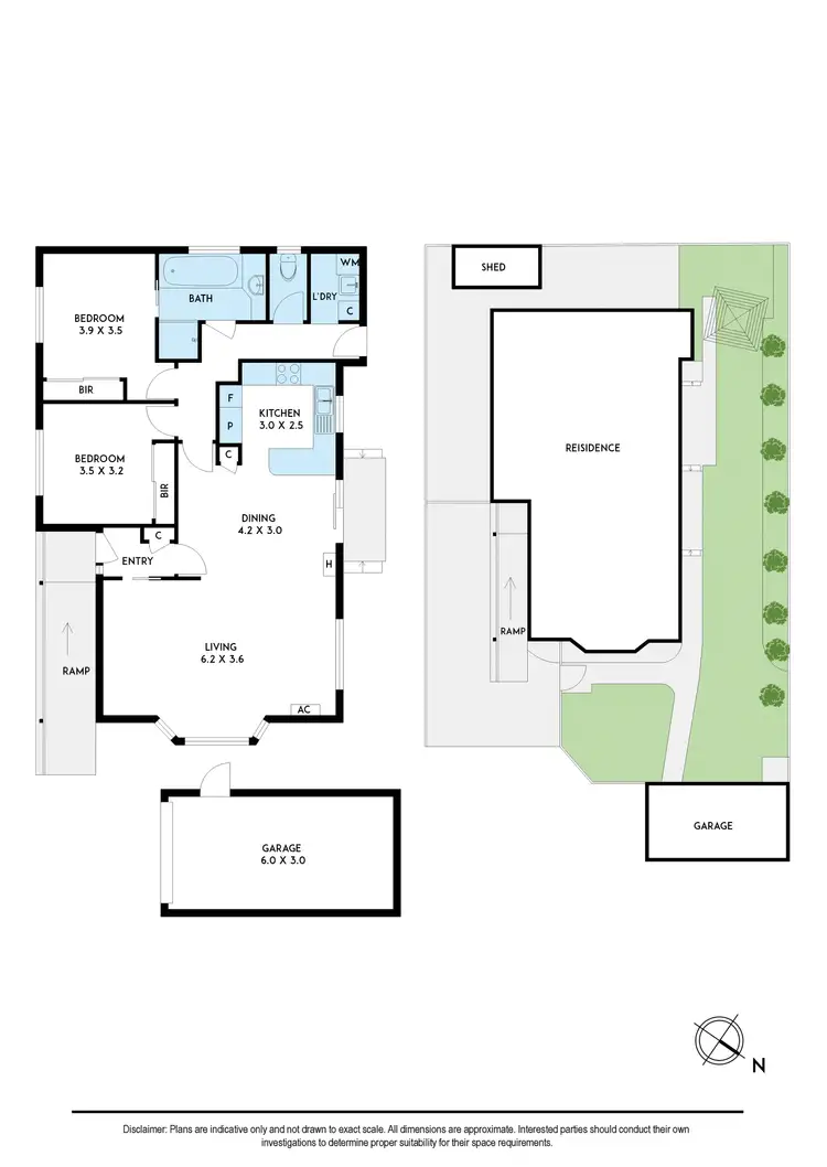 Floorplan of Homely unit listing, 2/30 Clydebank Road, Edithvale VIC 3196
