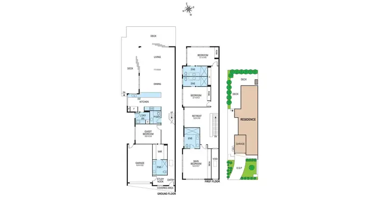 Floorplan of Homely townhouse listing, 18A Draper Street, Mckinnon VIC 3204